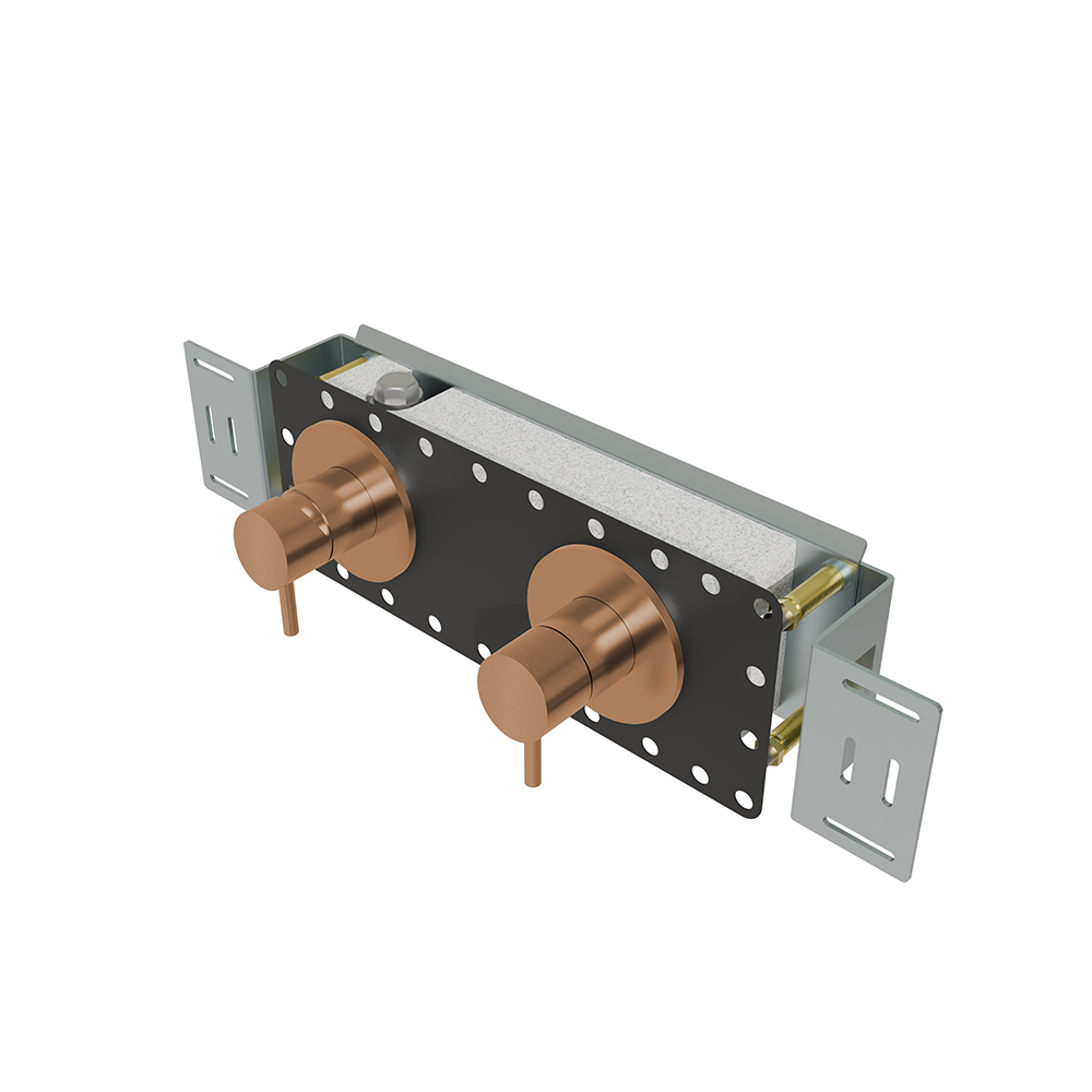 Inbouwdeel drieweg- + bediening